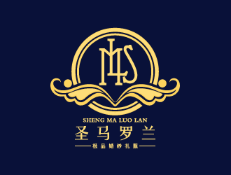 黃安悅的圣馬羅蘭極品婚紗禮服logo設計