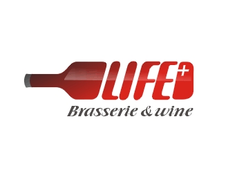 鄭國麟的life+西餐紅酒廊logo設計