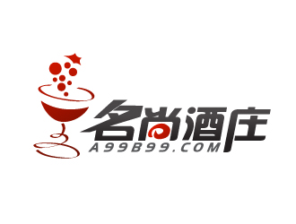 曉熹的名尚酒莊進口紅酒logo設計