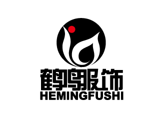 何錦江的鶴鳴服飾皮具logologo設計