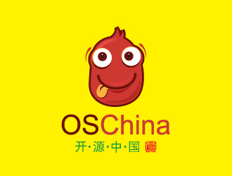 文大為的開源中國OSChina 卡通LOGOlogo設計