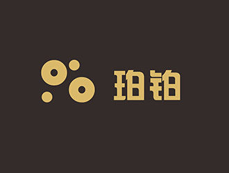 AR科技核心～雪狐設(shè)計的po/bo珀鉑服飾皮具字體logologo設(shè)計