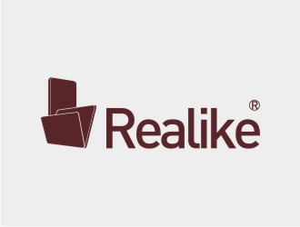 張守清的REALIKE電腦皮具logologo設(shè)計