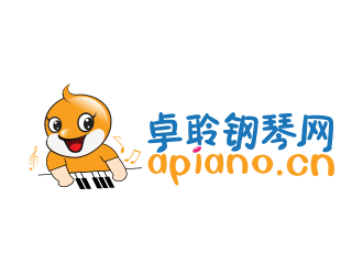 黃安悅的卓聆鋼琴網（apiano.cn）logo設計