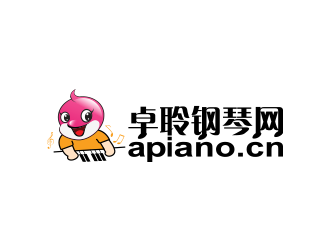 黃安悅的卓聆鋼琴網（apiano.cn）logo設計