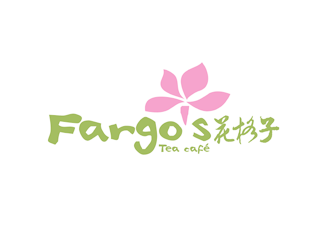 譚家強的花格子Fargo's（Tea café）甜品店logo設計