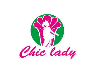 何錦江的CHIC LADYlogo設(shè)計