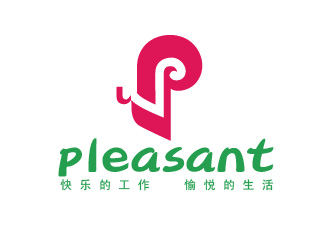 黃程的pleasant 吉它 小提琴 樂器 英文字體logo設計logo設計