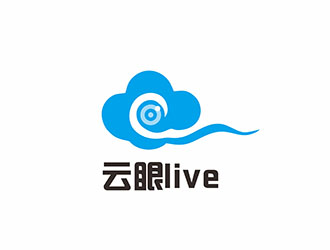 云眼live高科技logologo設(shè)計(jì)