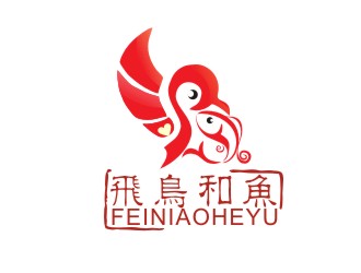 林恩維的飛鳥和魚logo設計