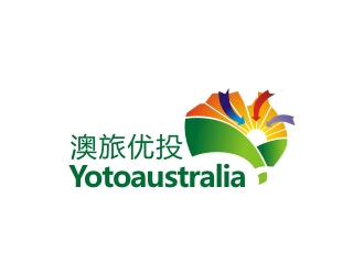 澳旅優(yōu)投 英文名 Yotoaustralialogo設(shè)計