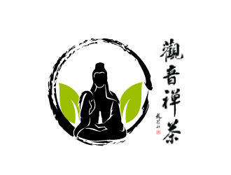 曉熹的觀音禪茶茶館logo設計