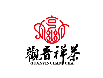 周金進的觀音禪茶茶館logo設計