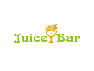 周金進(jìn)的juice bar果汁甜品logologo設(shè)計(jì)