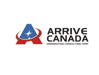 湯云方的ARRIVE CANADA IMMIGRATION CONSULTING CORP.logo設(shè)計