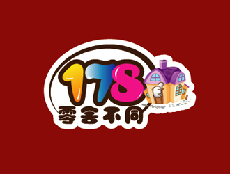 178零舍不同-進口零食店logologo設計