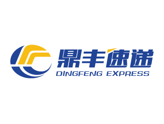 鼎豐速遞  dingfeng  expresslogo設(shè)計