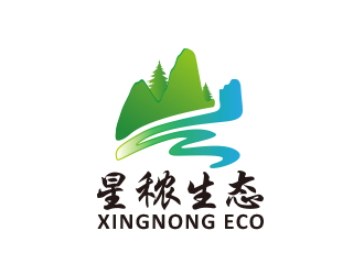 黃安悅的星秾生態山水logologo設計