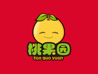 孫金澤的桃果園 卡通logo設計logo設計