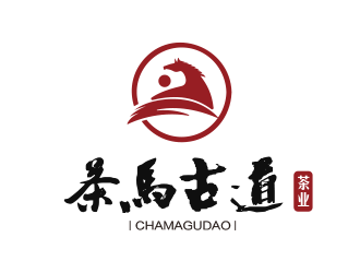 范振飛的茶馬古道茶業(yè)茶館logo設計