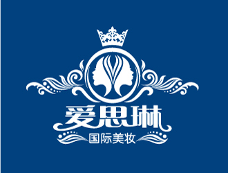 曉熹的愛思琳國際美妝logo設計