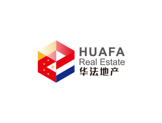 華法地產(chǎn) HUAFA Real Estate   法國投資，置業(yè)，安家一站式服務(wù)平臺logo設(shè)計