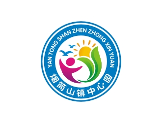 曾翼的磐石市煙筒山鎮中心幼兒園logo設計