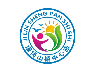 磐石市煙筒山鎮中心幼兒園logo設計