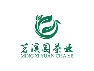 潘樂的茗溪園茶葉店logo設計