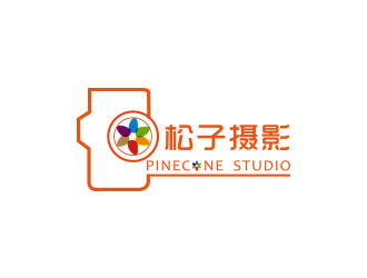 朱紅娟的松子攝影PINECONE STUDIOlogo設(shè)計