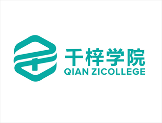 千梓醫療學院標志logo設計