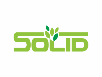 林思源的solid植物補光產品logo設計