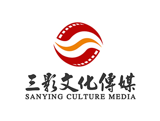 潘樂的青島三影文化傳媒有限公司logo設計