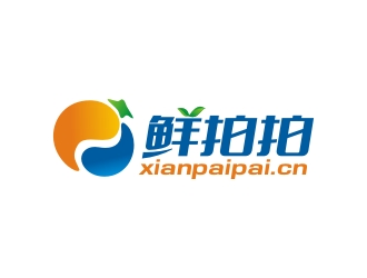 鮮拍拍生鮮網購平臺標志logo設計