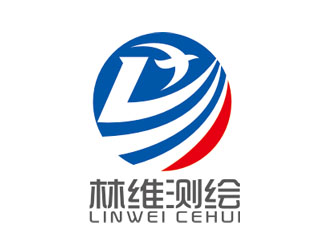 趙鵬的林維測繪logo設計