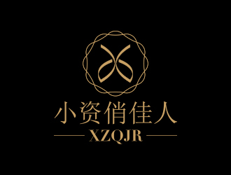 孫金澤的小資俏佳人護膚品標志設計logo設計