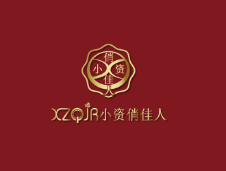 陳智江的小資俏佳人護膚品標志設計logo設計