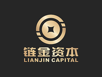 彭波的鏈金資本logo設計