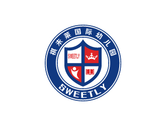 張俊的祺未萊國際幼兒園標志設計logo設計