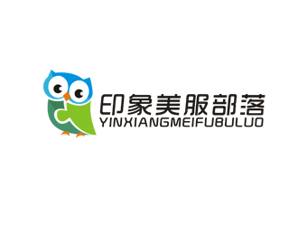 李正東的印象美服部落logo設計