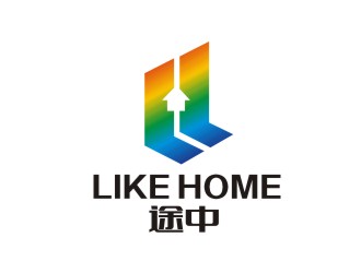 李泉輝的途中 like home民宿品牌logo設計logo設計