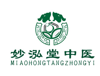 李正東的妙泓堂中醫診所logo設計