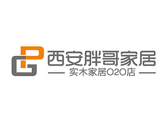 盛銘的西安胖哥家居logo設計