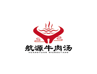 王濤的航源牛肉湯人物卡通標(biāo)志設(shè)計(jì)logo設(shè)計(jì)