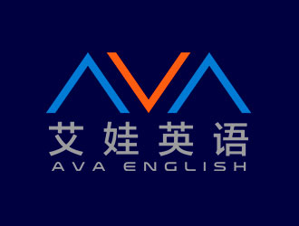 艾娃英語logo設計