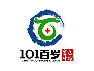 潘樂(lè)的101百歲家中醫(yī)館或國(guó)醫(yī)館logo設(shè)計(jì)