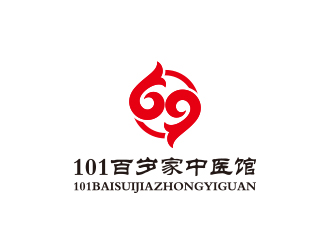 孫金澤的101百歲家中醫(yī)館或國(guó)醫(yī)館logo設(shè)計(jì)