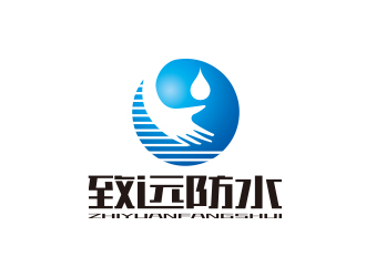 孫金澤的建筑防水工程單色logologo設(shè)計(jì)