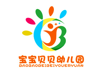 寶寶貝貝幼兒園logo設計