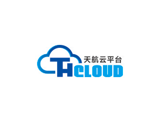 THCLOUD   天航云平臺logo設(shè)計